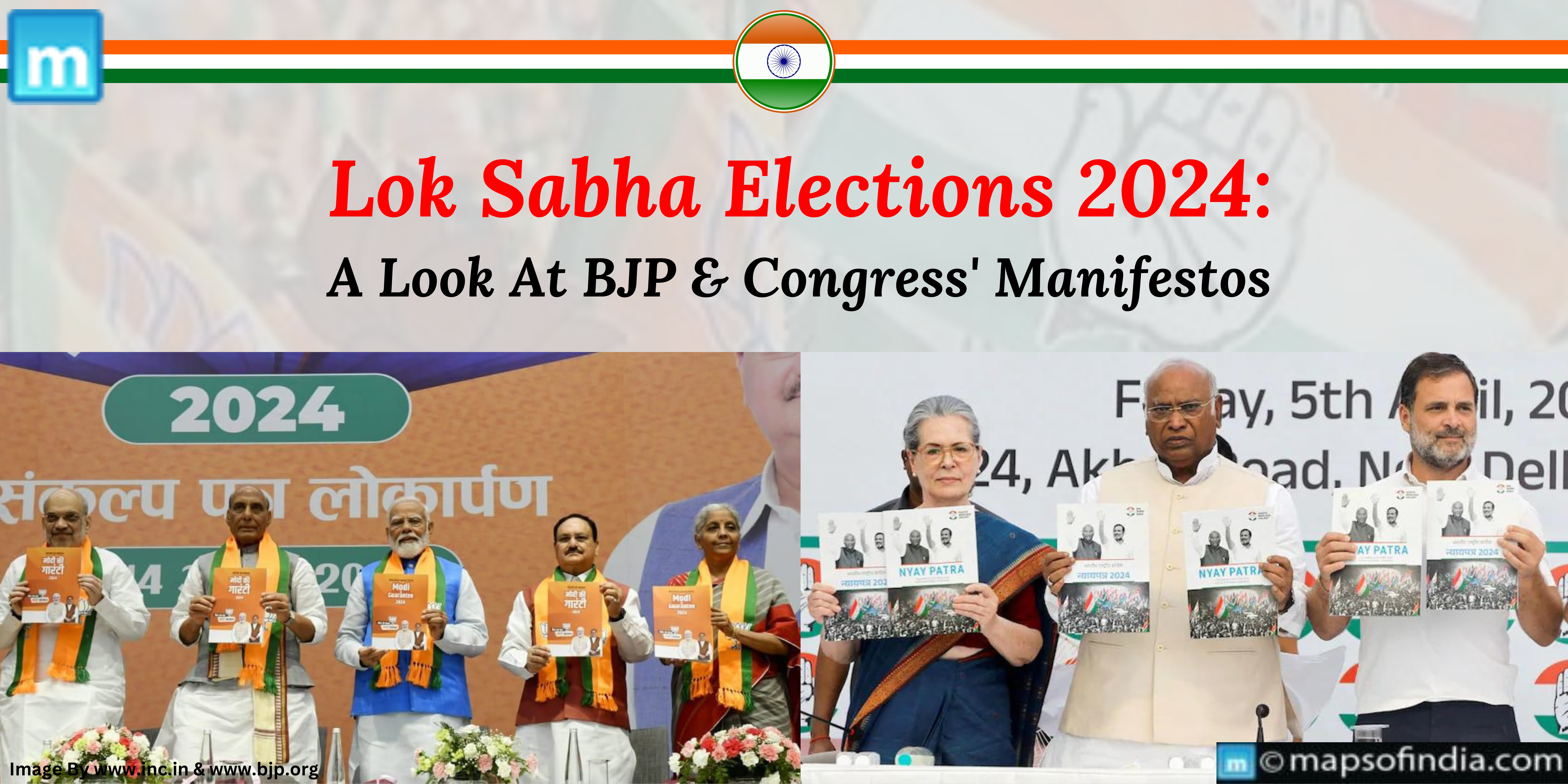 Lok Sabha Elections 2024: A Look At BJP And Congress' Manifestos