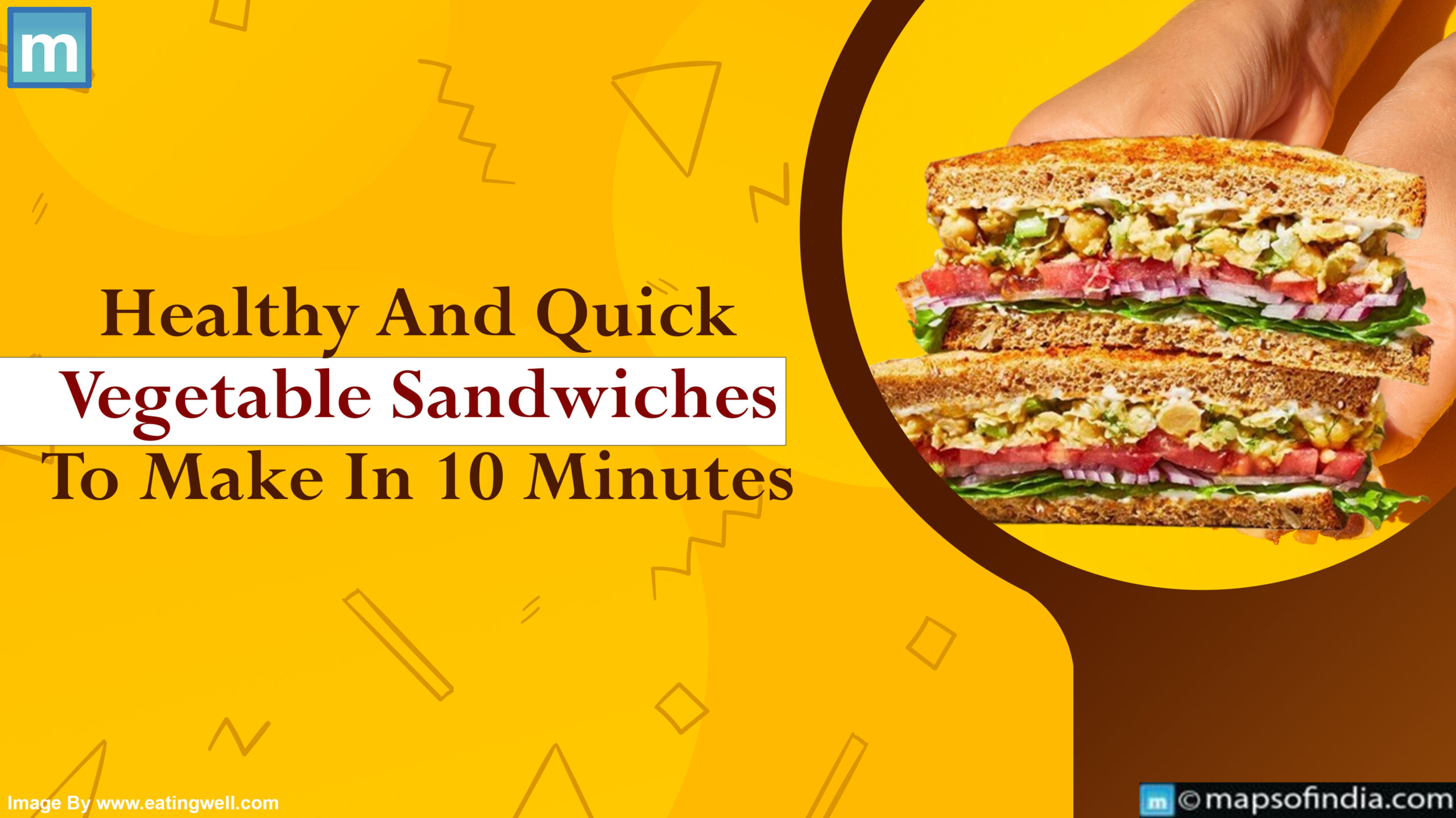 Healthy And Quick Vegetable Sandwiches To Make In 10 Minutes