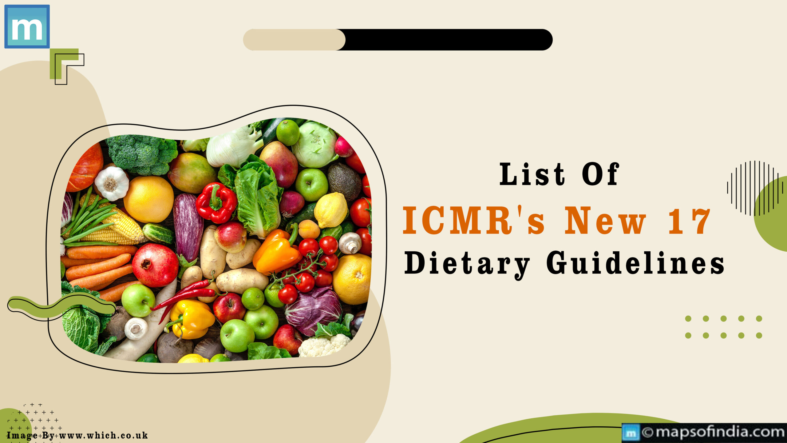 List Of ICMR's New 17 Dietary Guidelines