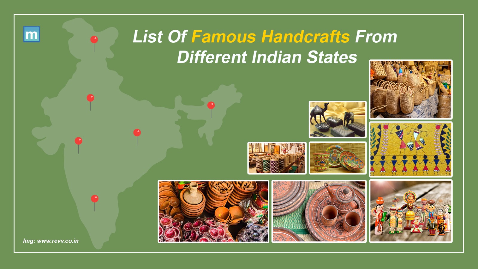 List Of Famous Handicrafts From Different Indian States
