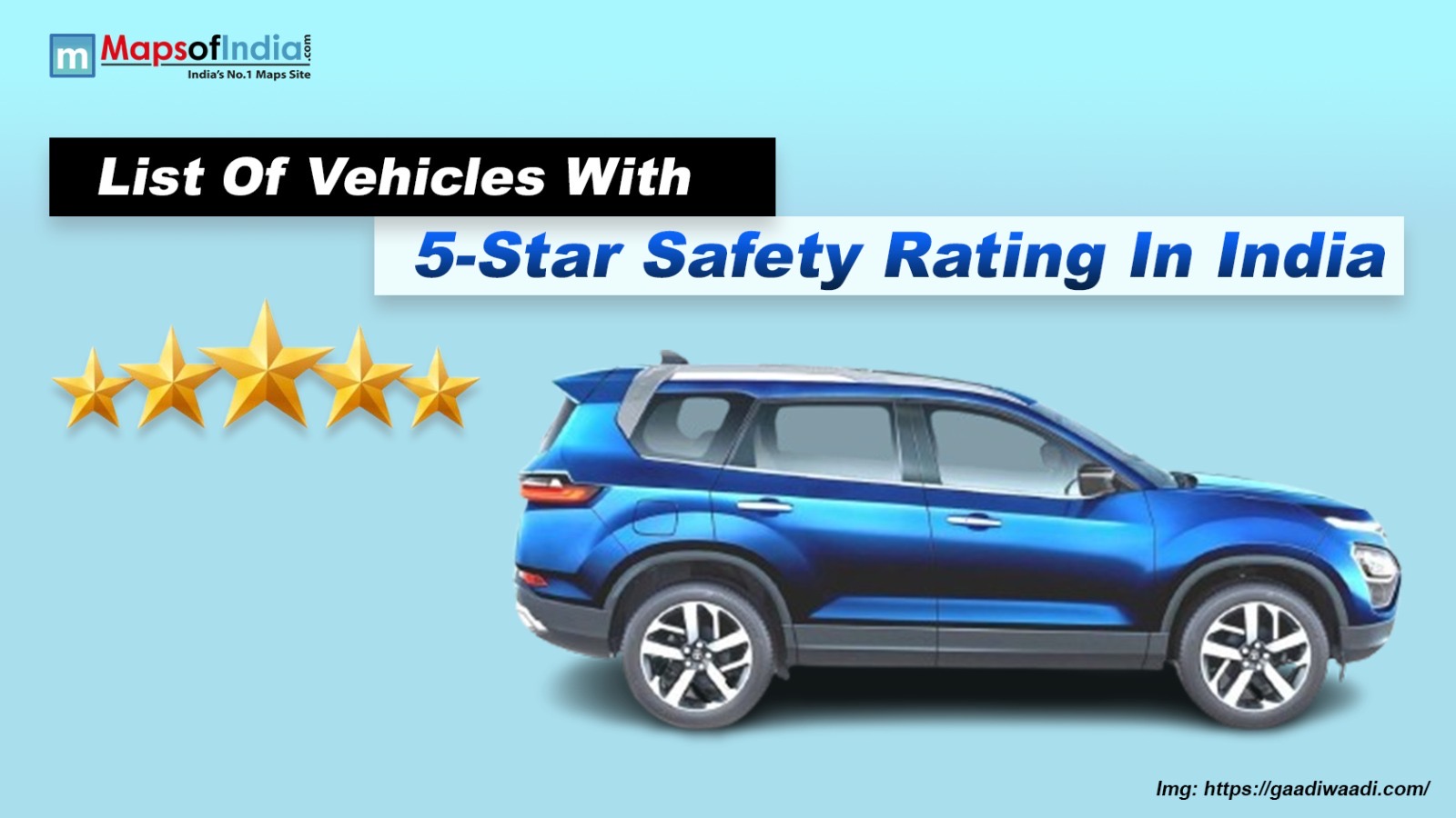 List Of Vehicles With 5-Star Safety Rating In India