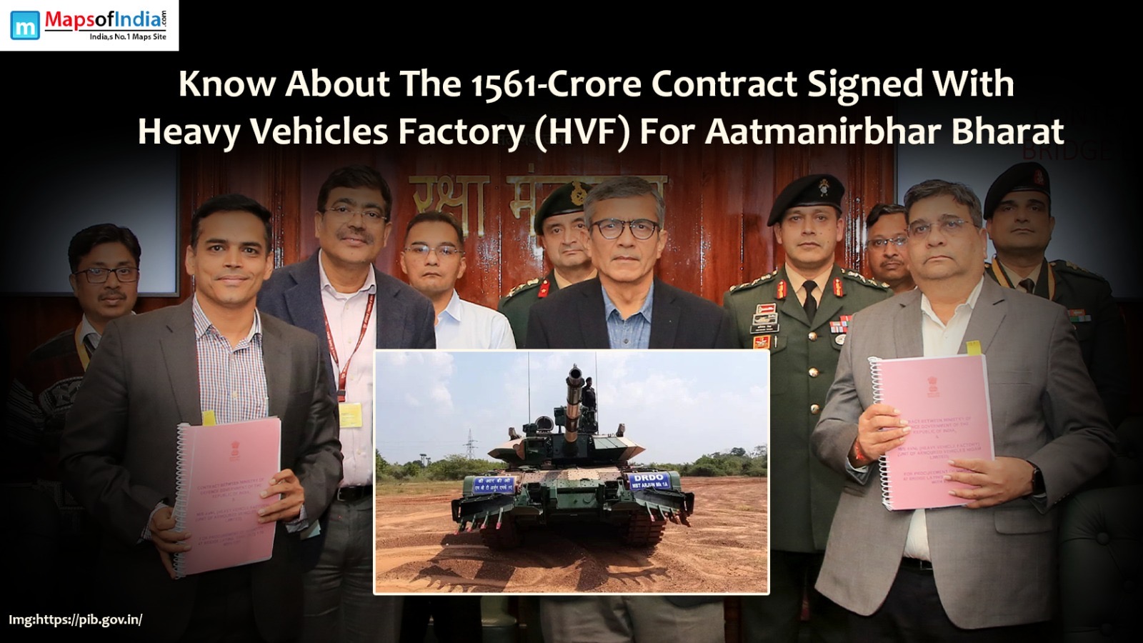Know About The 1561-Crore Contract Signed With Heavy Vehicles Factory (HVF) For Aatmanirbhar Bharat