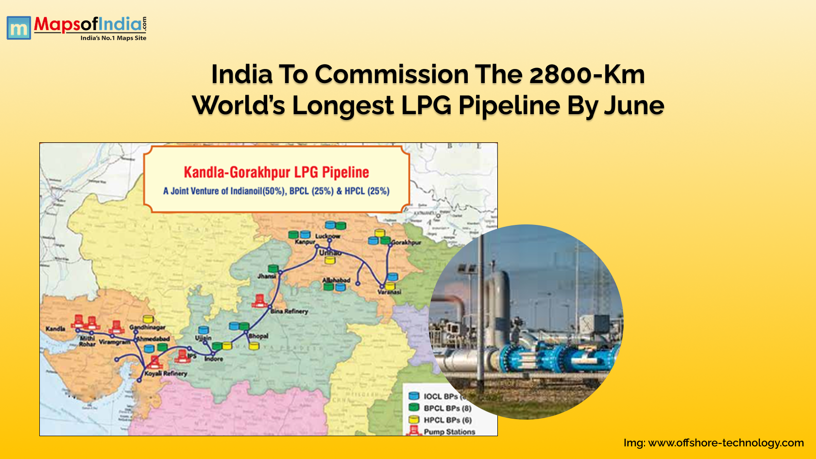 India To Commission The 2800-km World's Longest LPG Pipeline By June