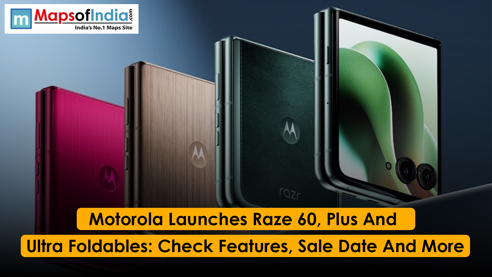 Motorola Launches Razr 60, Plus And Ultra Foldables: Check Features, Sale Date And More