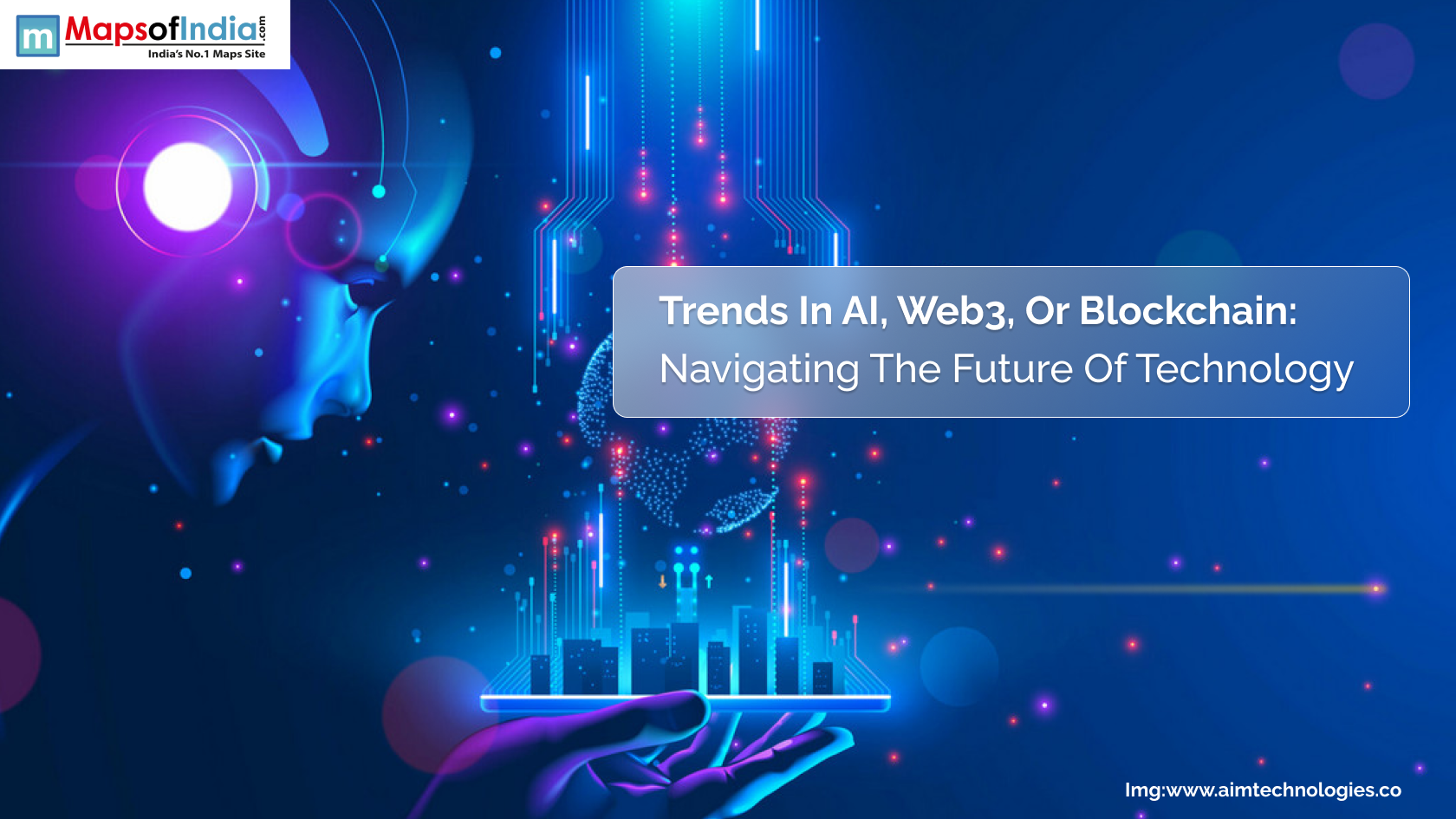 AI, Web3, and blockchain icons representing future tech trends.