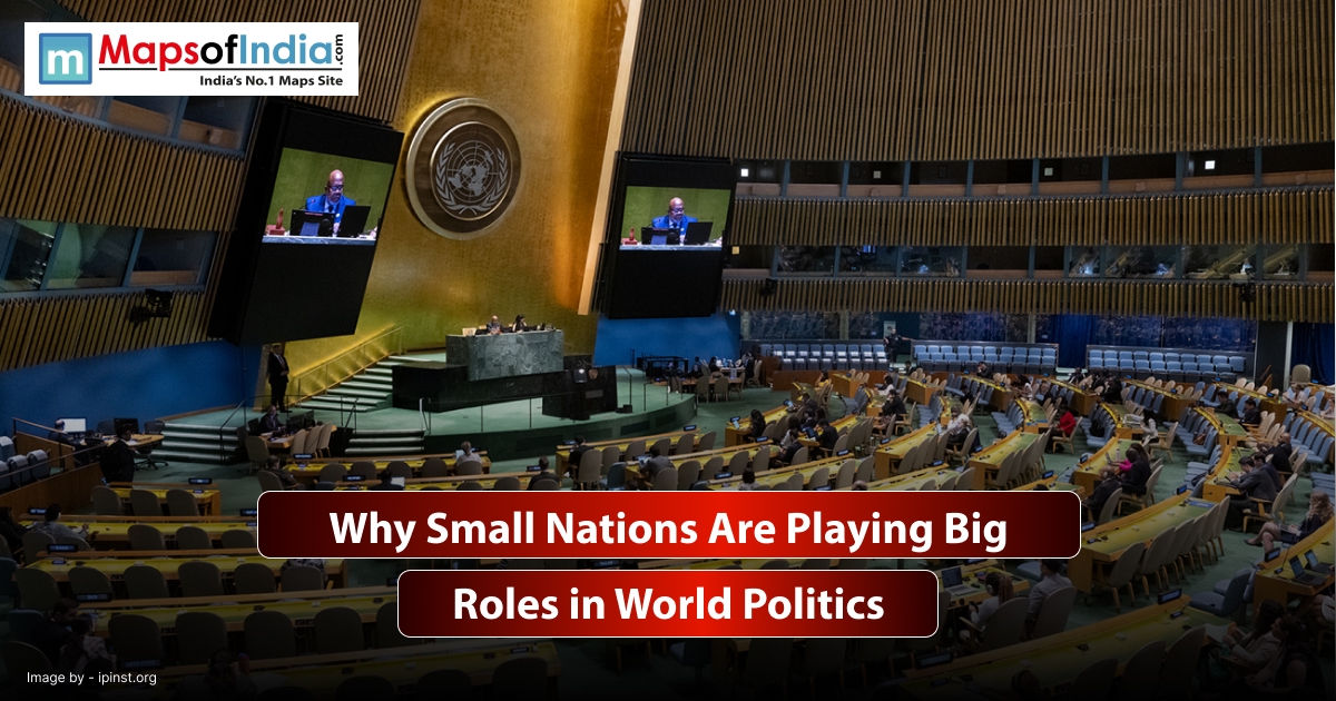 United Nations hall filled with rows of chairs where representatives from different countries discuss global political issues.