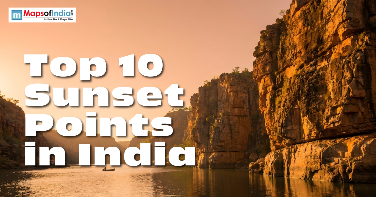 Top 10 sunset points in India scenic canyon view