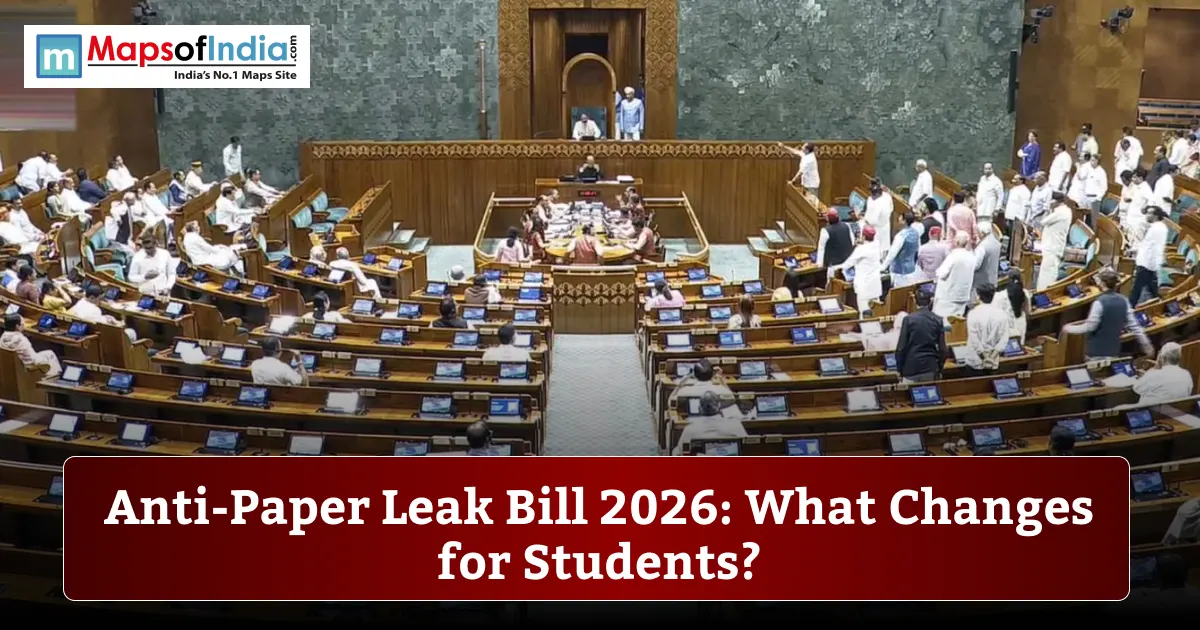 Indian Parliament during discussion on Anti-Paper Leak Bill 2026
