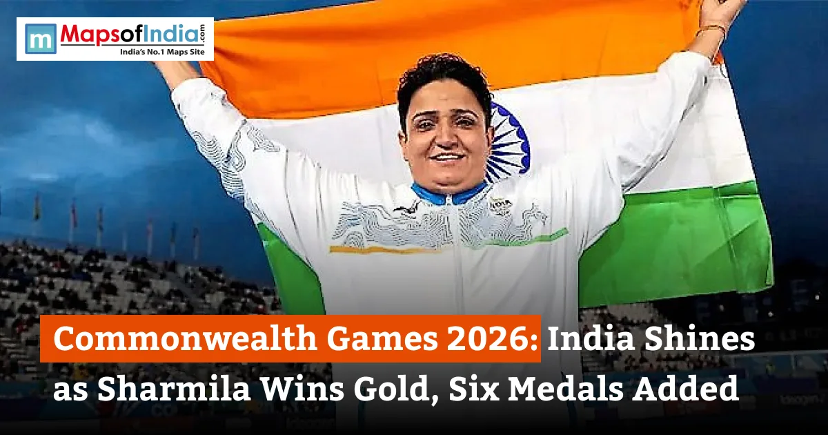 Sharmila celebrates India’s gold medal win at Commonwealth Games 2026
