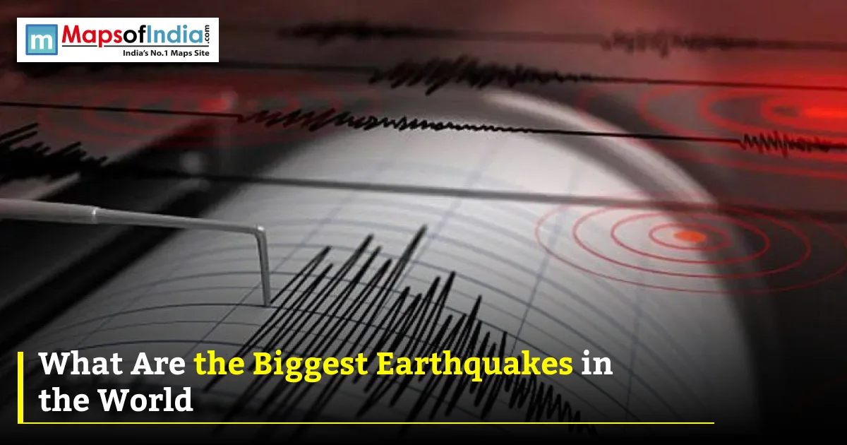 Seismograph recording seismic waves representing the world's biggest and strongest earthquakes.