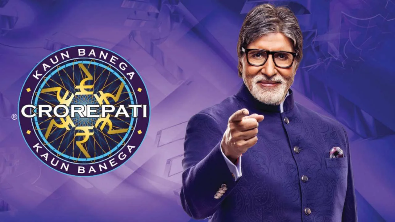 KBC 2026 quiz featuring Amitabh Bachchan and the Kaun Banega Crorepati logo.