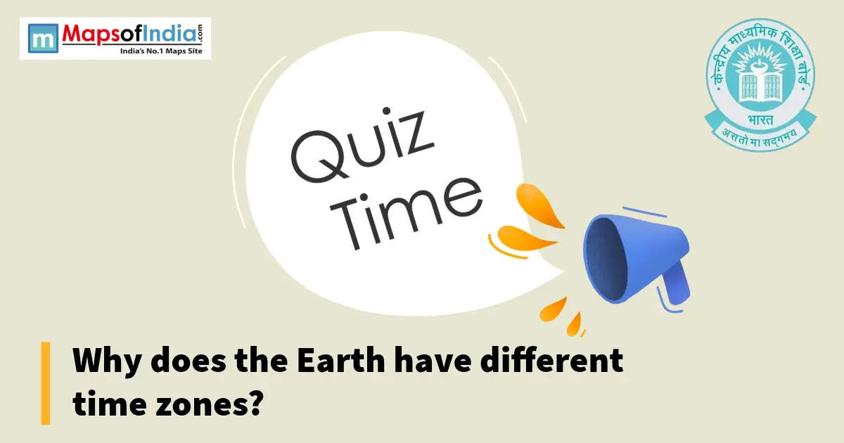 Earth time zones quiz graphic