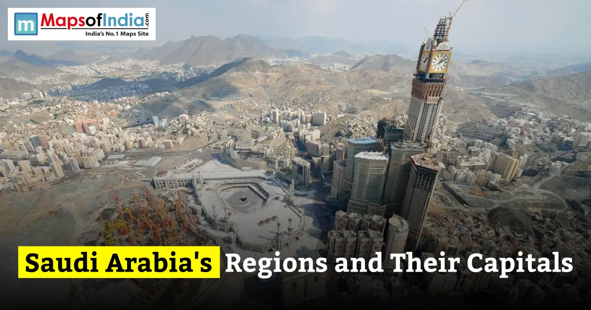 regions and capitals of saudi arabia