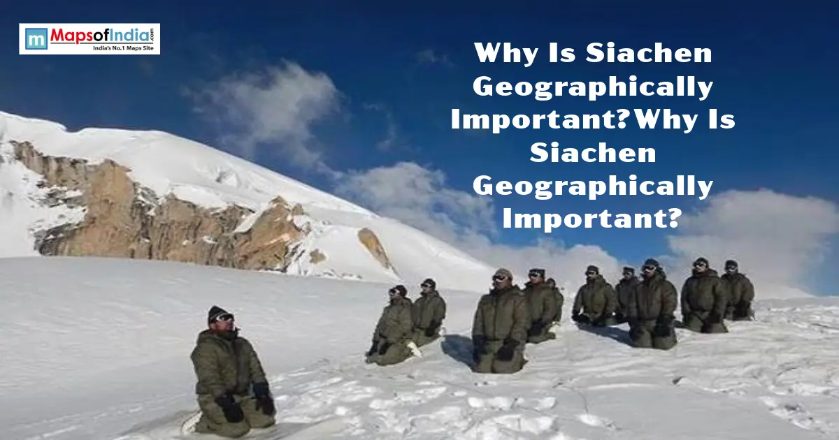 Snowy image of siachen