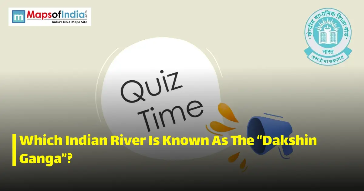 Quiz illustration with question marks and a student, featuring Maps of India and CBSE logos.