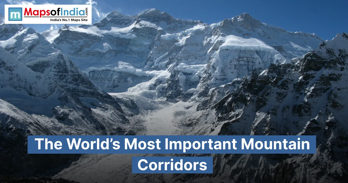 major mountain corridors of the world