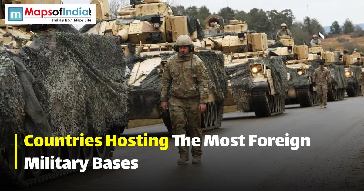 countries with most Military bases