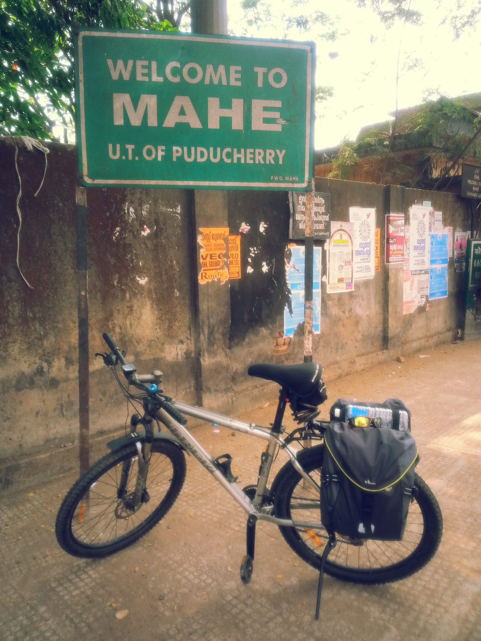 Day 7 - Ponnani to Tellicherry aka Thalaserry (Kanyakumari to Leh Cycling)