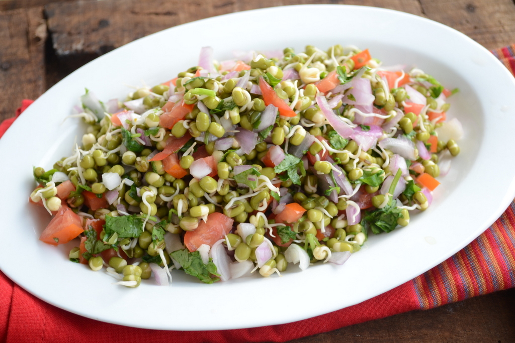 Moong Bean Sprout Salad