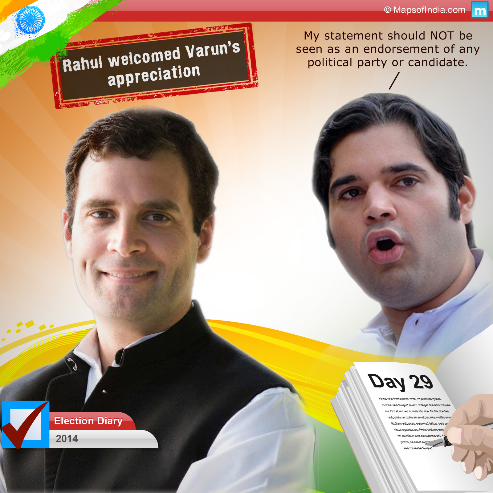 Media lapped brotherly appreciation