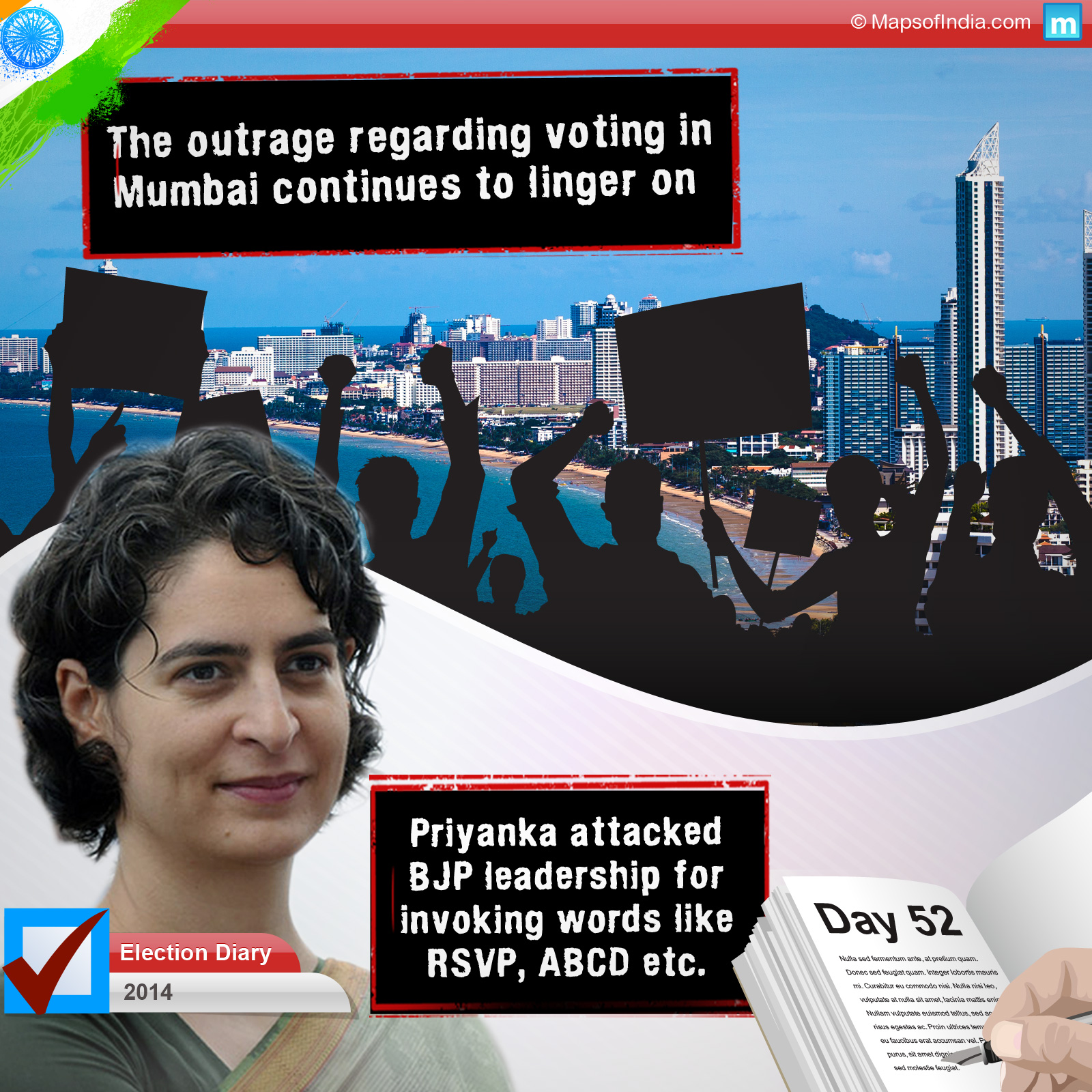 General elections 2014 - Day 52