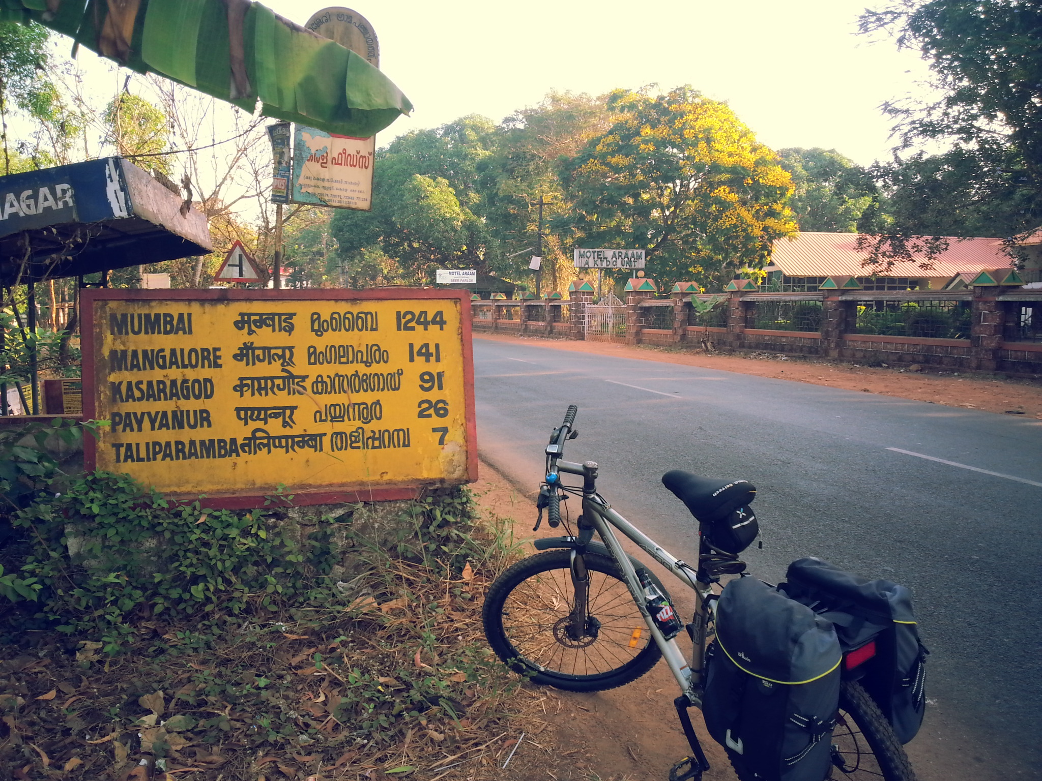 Day 9 - Thalassery to Kasaragod, Kerala (Kanyakumari to Leh Cycling)