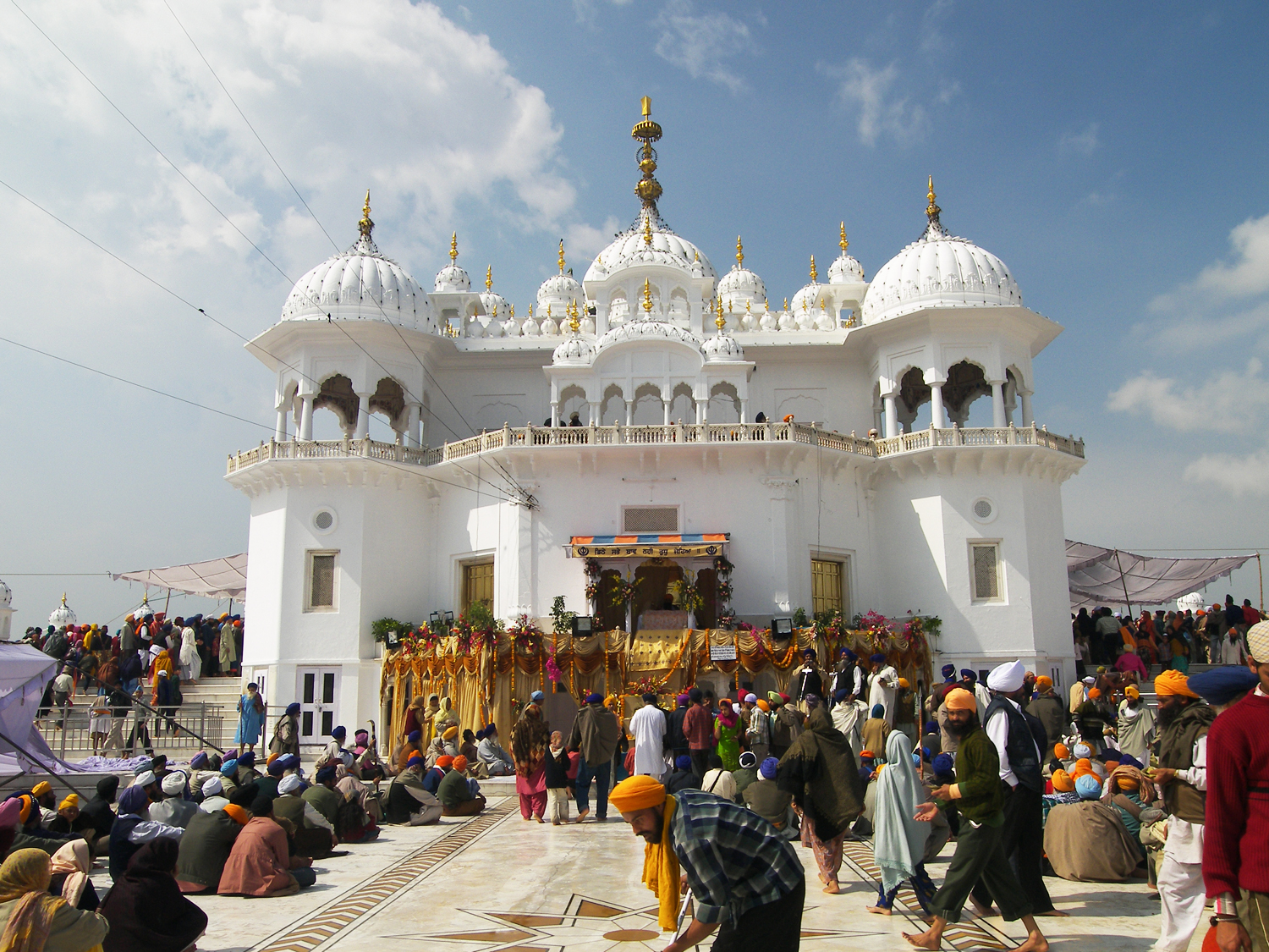 Takht Shri Kesgarh Sahib in the Blissful City of Anandpur Sahib