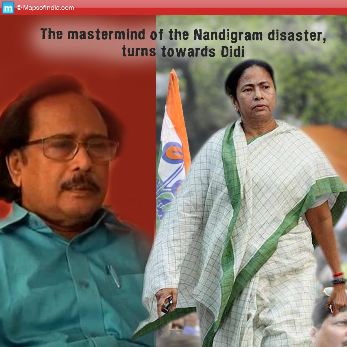 The mastermind of the Nandigram disaster, turns towards Didi