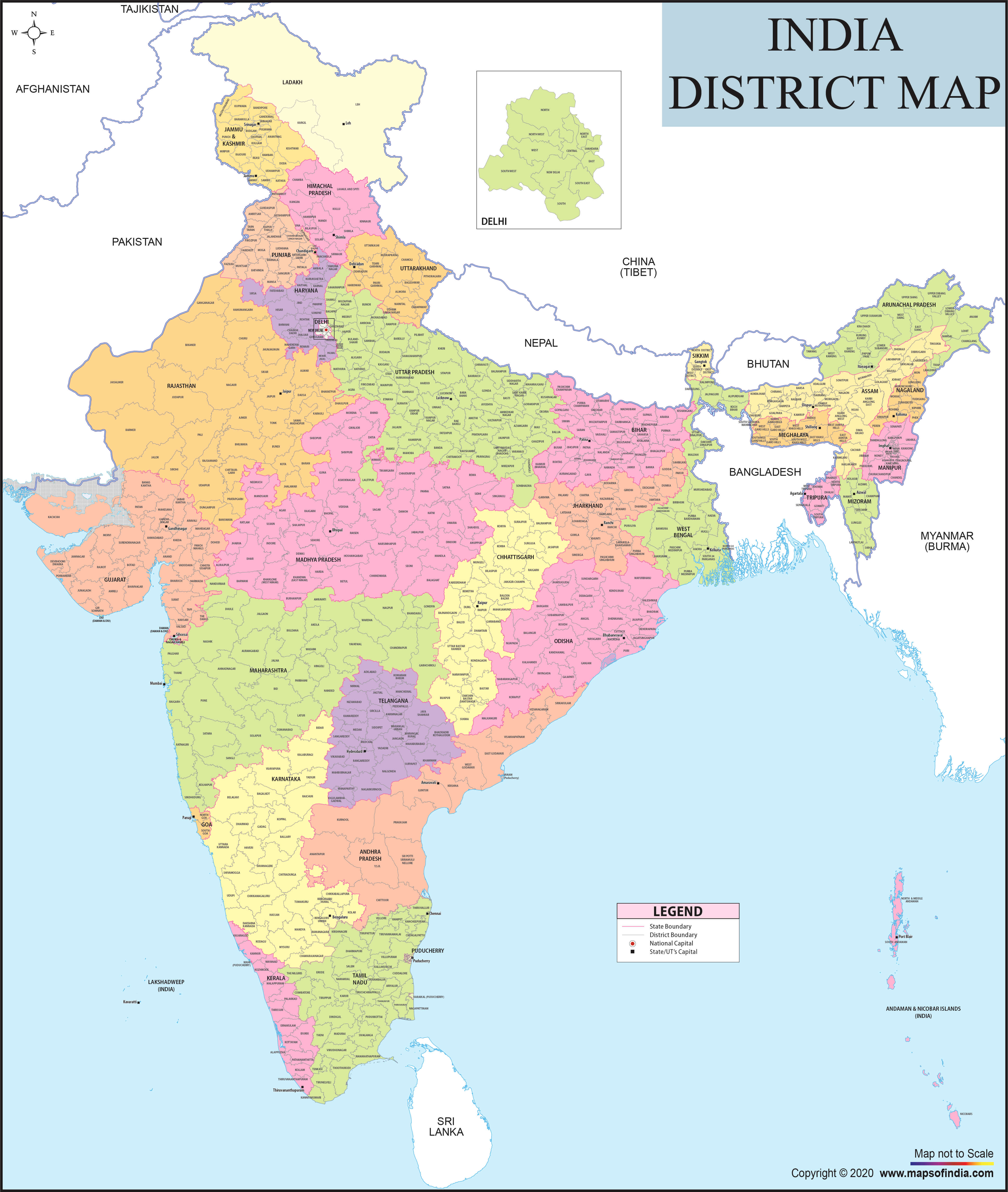 India District Shapefile
