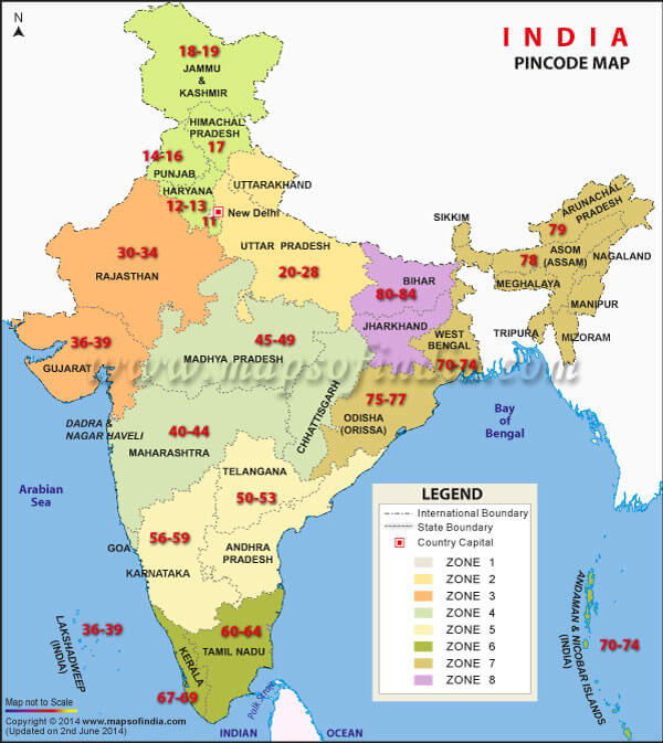 pin code maps of india Pin Code List Pincode Search Engine Postal Codes Of India pin code maps of india