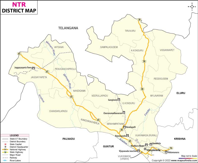 District Map of NTR