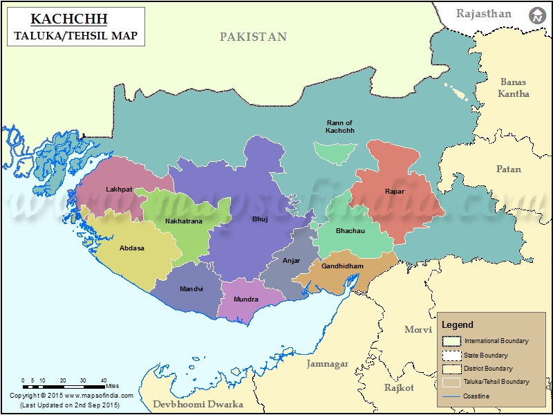 Kutch District Map