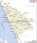 Kasargod Railway Map