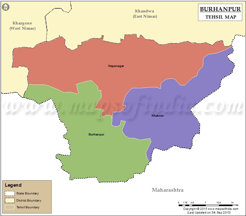 800px x 700px - Burhanpur Tehsil Map, Burhanpur Tehsil List