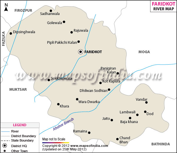 Faridkot River Map