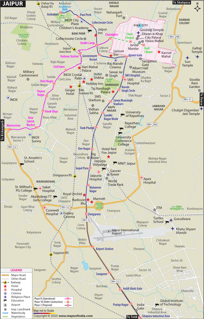 jaipur city map tourist places Jaipur City Map jaipur city map tourist places