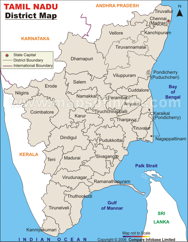 Tamil Nadu And Kerala District Map : under the fire star: Thekkady 2 ...
