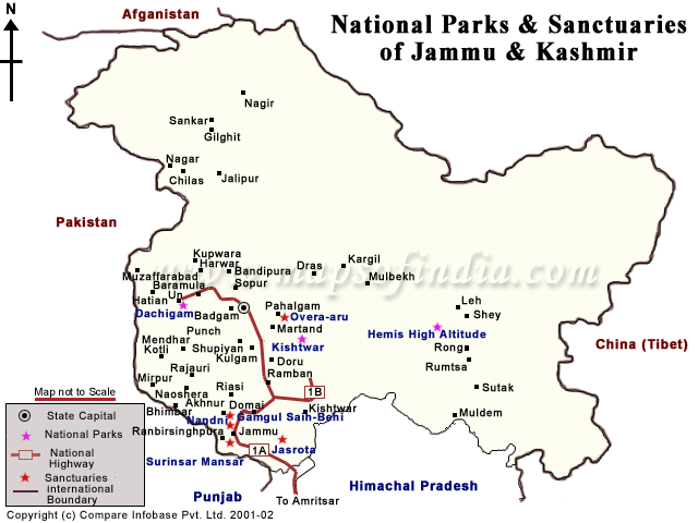 hemis national park map