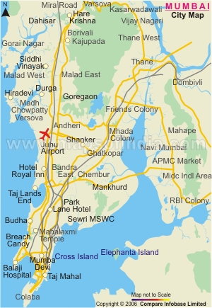 Mumbai In Map Of India Mumbai Maps, Mumbai India Map