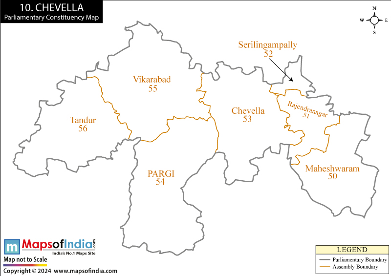 Chelvella Constituency Map