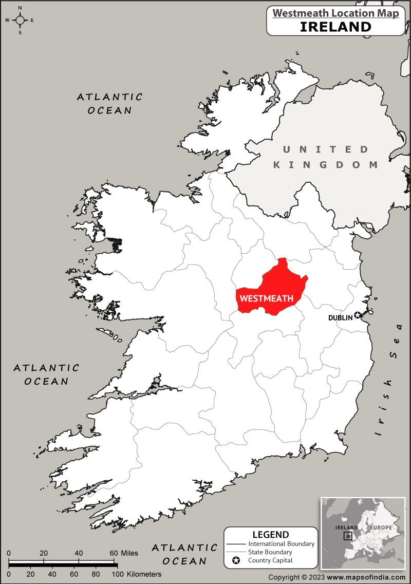 Westmeath Location Map