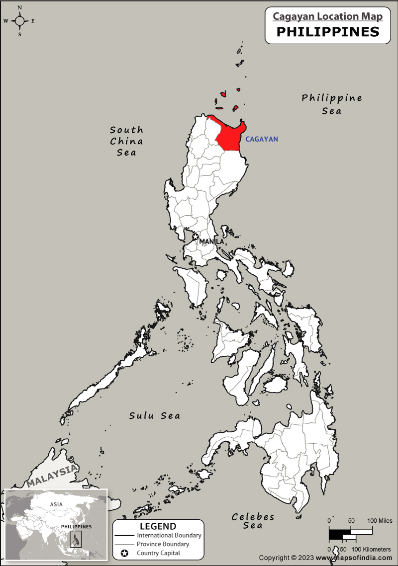 Map of Cagayan Location Cagayan Location Map