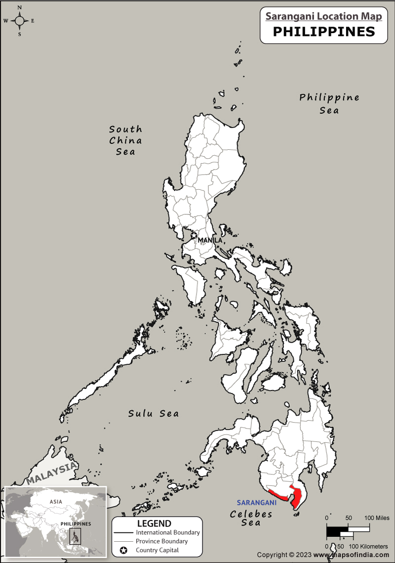 Sarangani Location Map