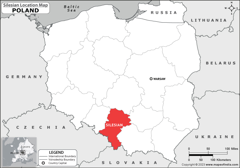 Where is Silesian Located in Poland? | Silesian Location Map in the Poland