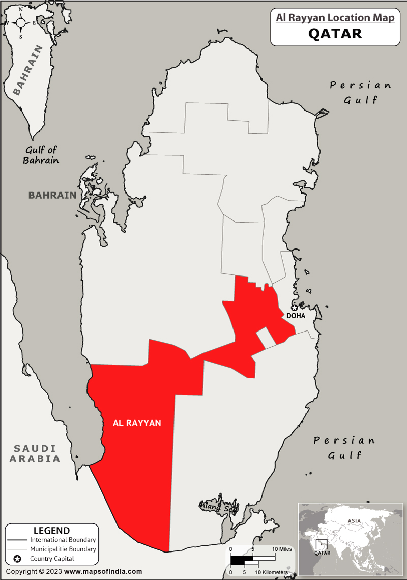 Al Rayyan Location Map