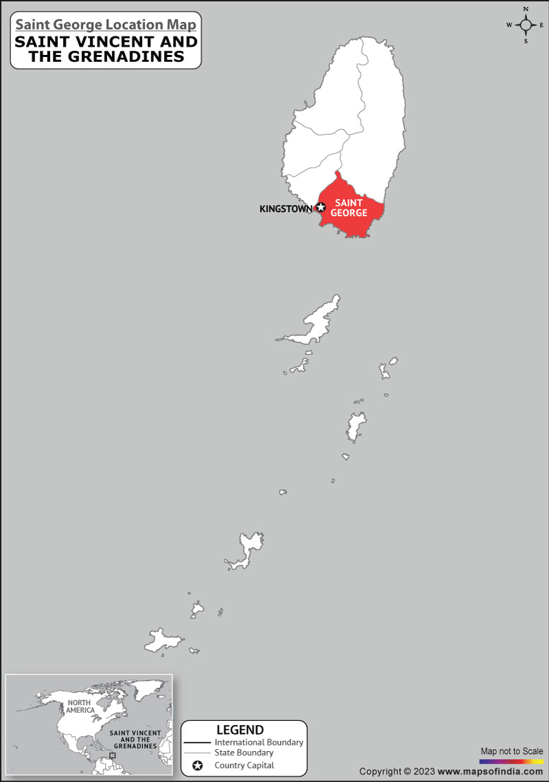 Map of Saint George Location Saint George Location Map