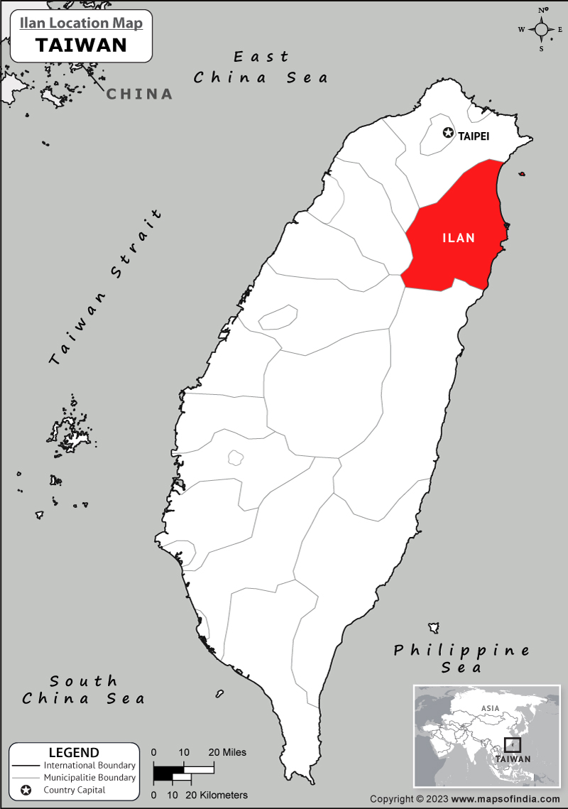 Ilan Location Map