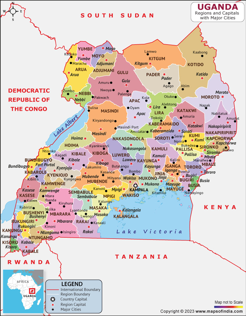A Map Of Uganda - Kalli Marilyn