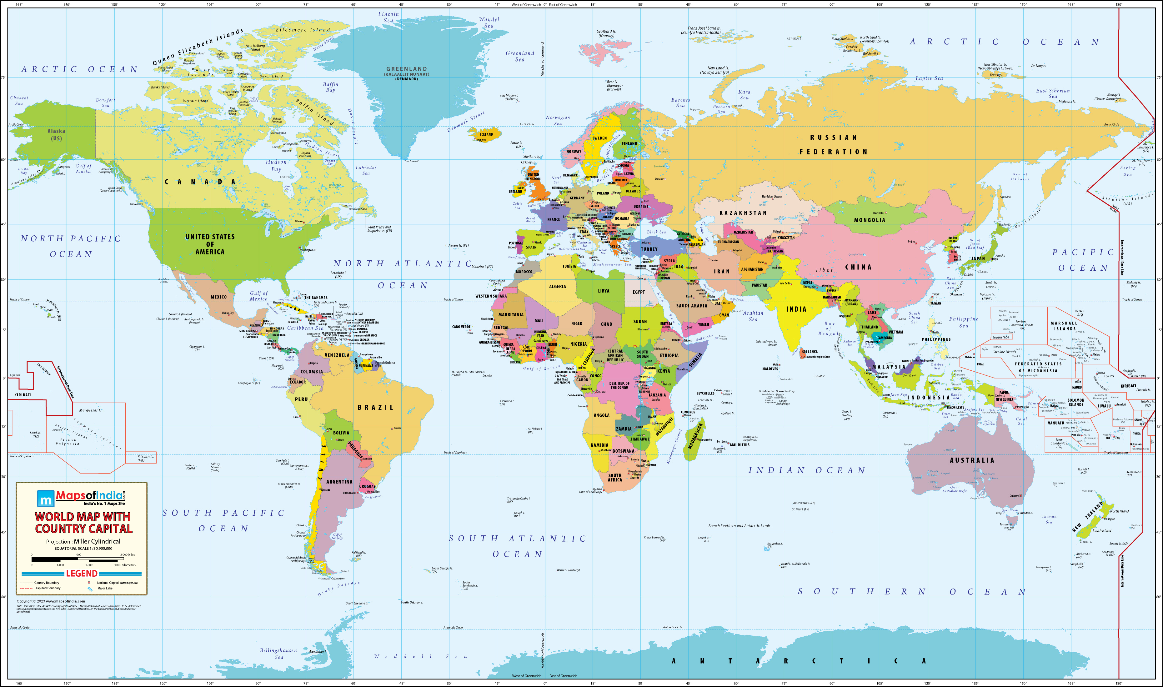 world maps with countries names 2022